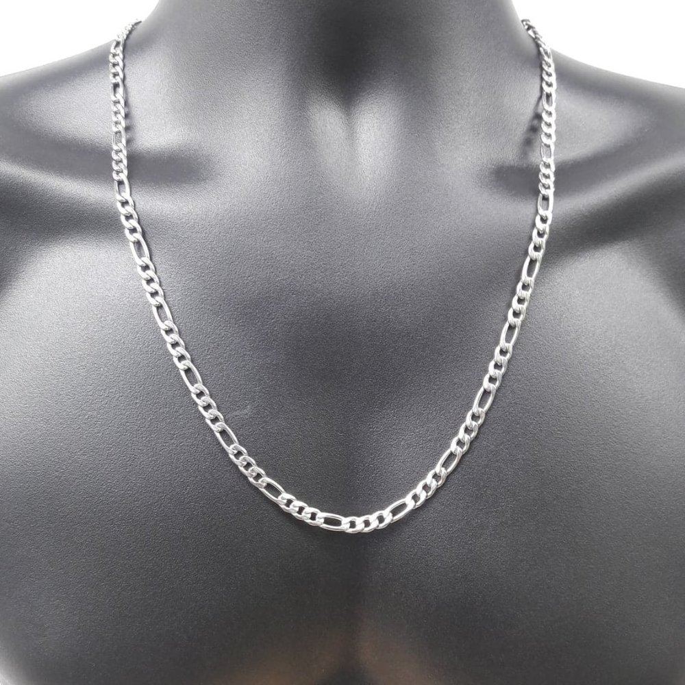 Stainless Steel Figaro Chain 7mm